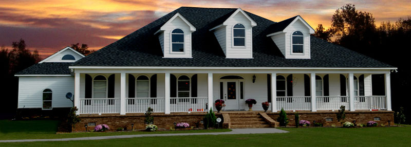 Photo Of Large White Custom Home - Bass Homes, Inc.